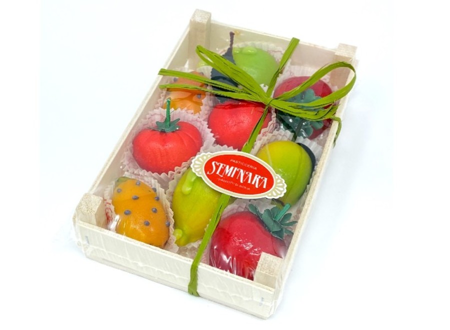 Frutta Martorana in cassetta di legno da 200g