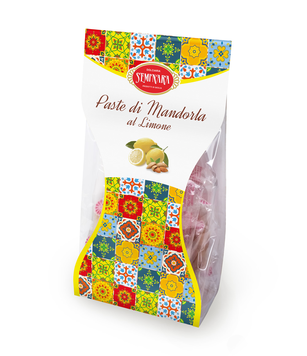 Paste di Mandorla al limone confezione  200g