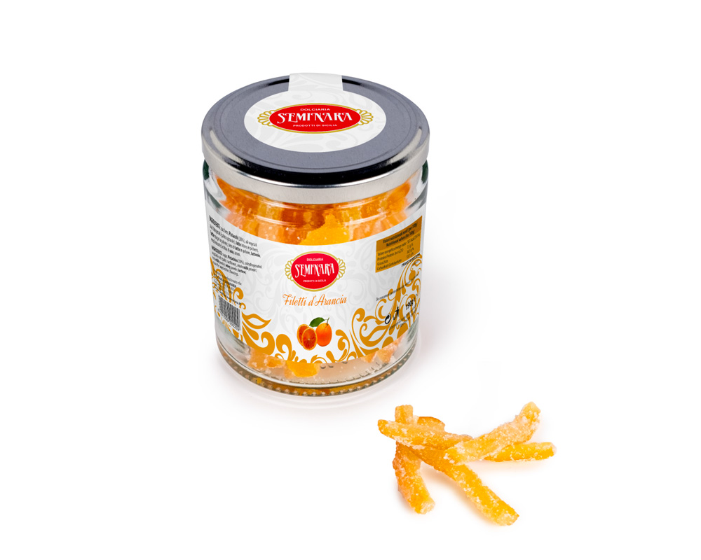Filetti di scorzette d'arancia - 100g