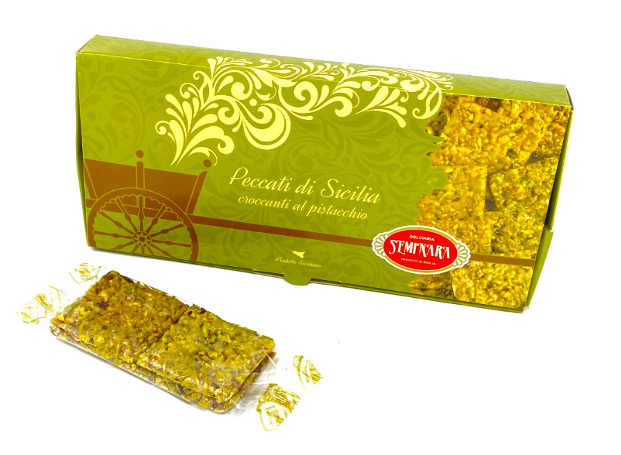 Peccati di Sicilia - Croccante al Pistacchio 300g