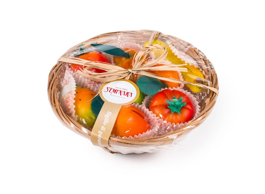 Frutta Martorana cestino 200g